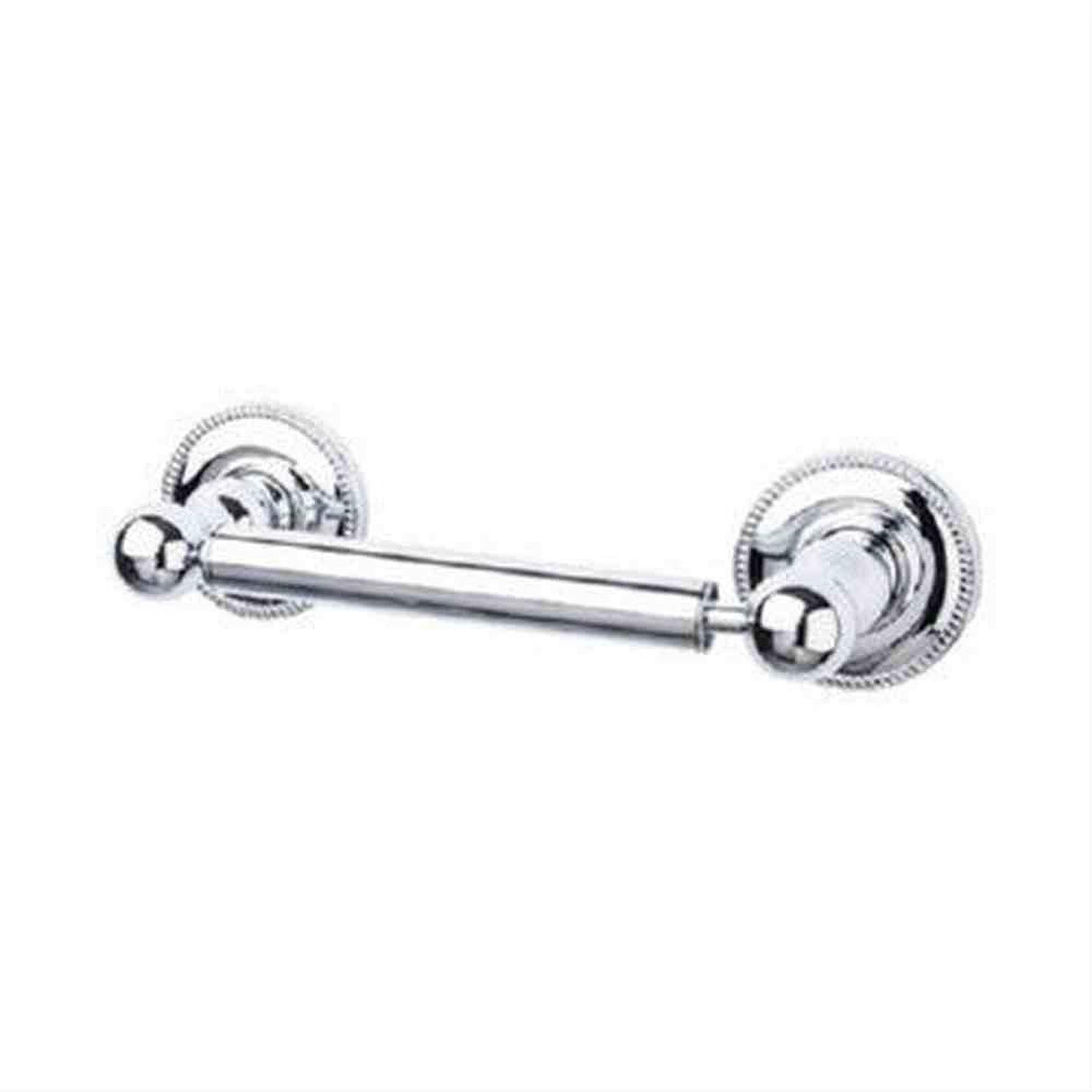 Top Knobs ED3PCA ED3 Edwardian Bath Toilet Paper Holder Beaded Backplate Polished Chrome