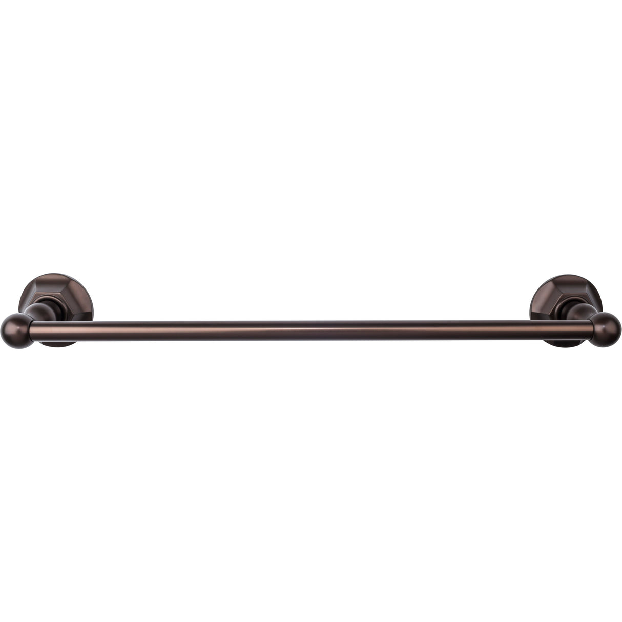 Top Knobs ED6ORBB TOP BATH (R) Edwardian Bath Single 20 1/2" Wall Mounted Towel Bar Oil Rubbed Bronze