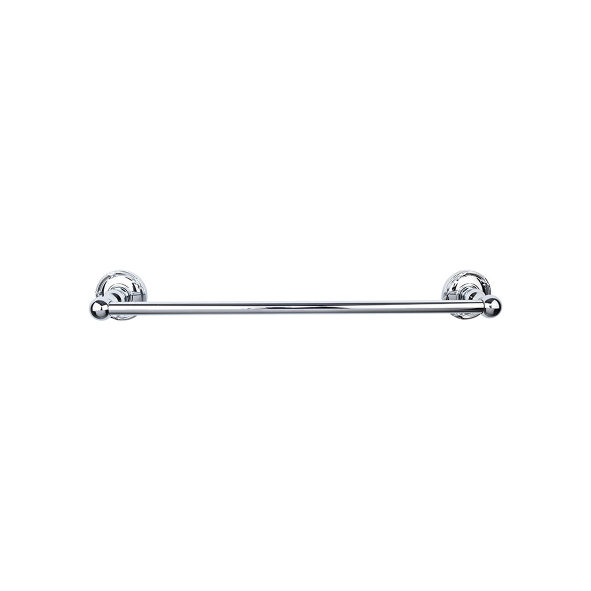 Top Knobs ED8 Edwardian Bath Towel Bar 24" Single Ribbon Backplate