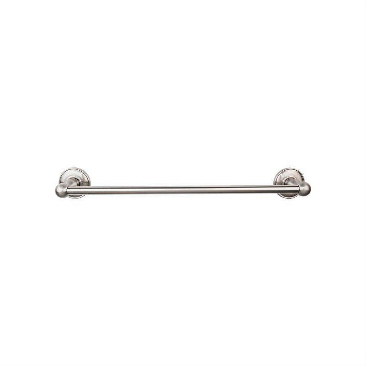 Top Knobs ED8BSND ED8D Edwardian Bath Towel Bar 24 Inch Single - Plain Bplate German Bronze Brushed Satin Nickel