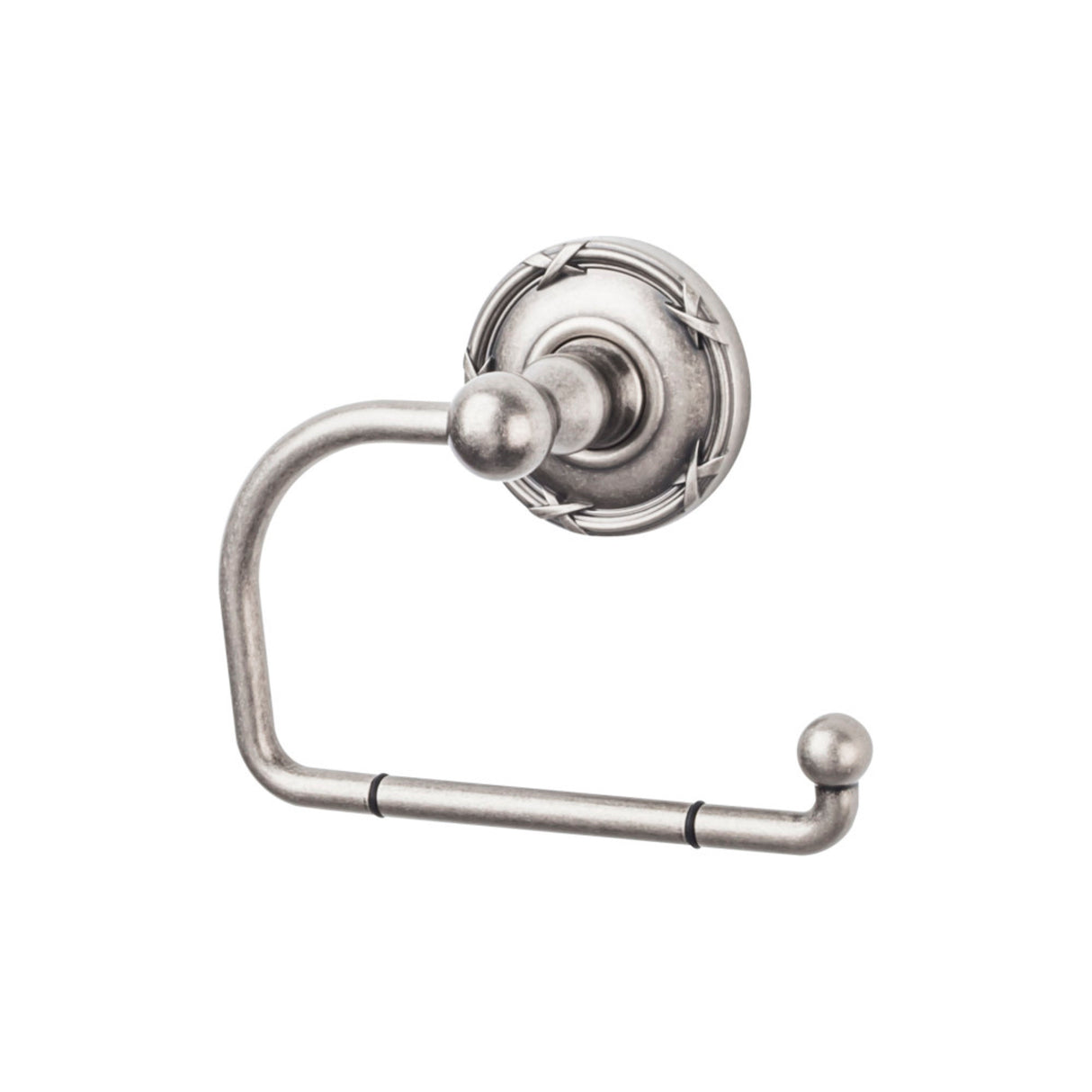 Top Knobs Edwardian Bath Euro Toilet Paper Holder Ribbon Backplate