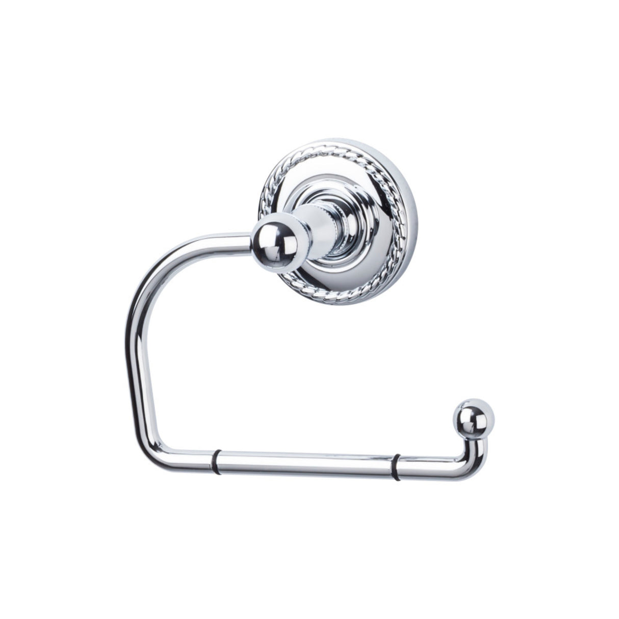 Top Knobs Edwardian Bath Euro Toilet Paper Holder Rope Backplate