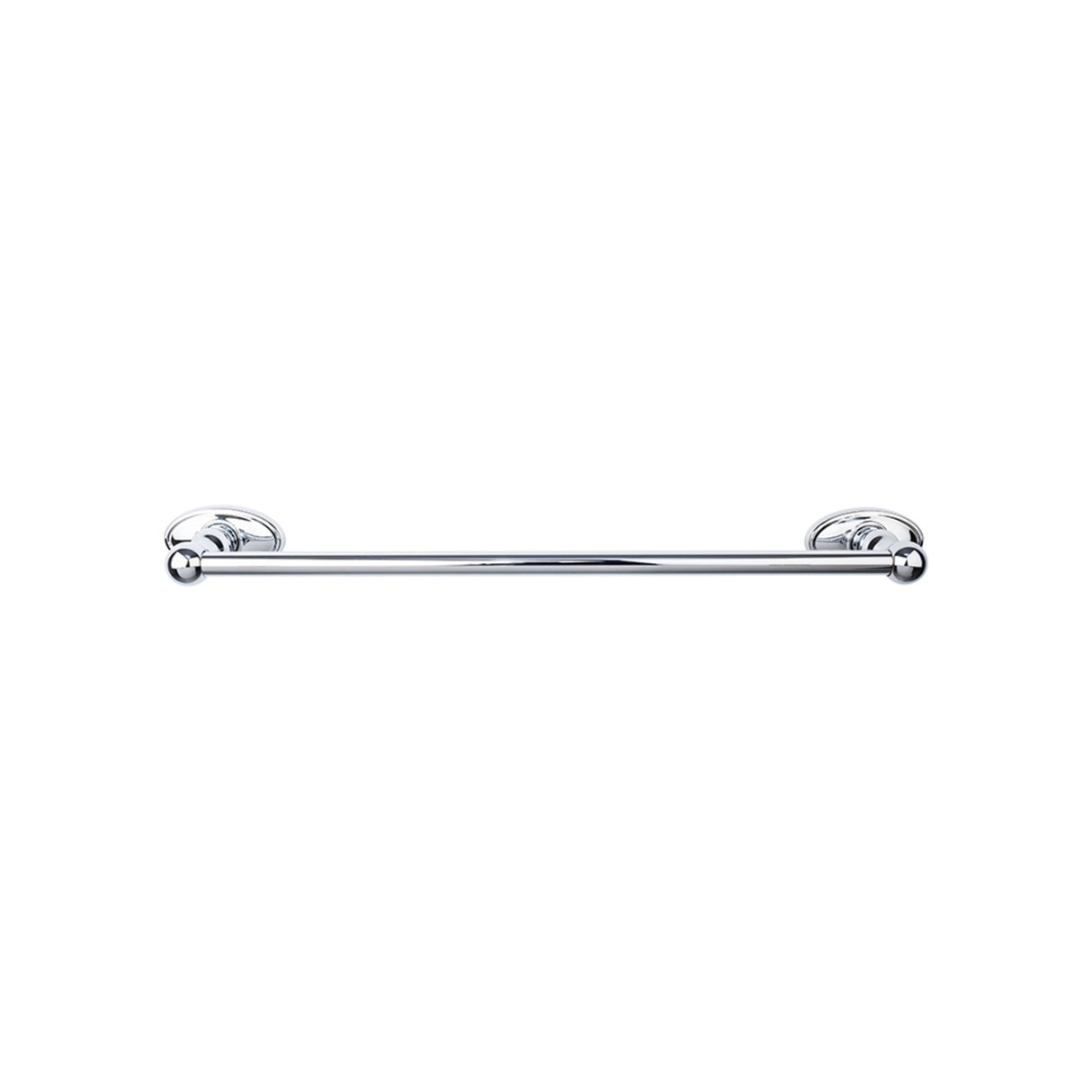 Top Knobs Edwardian Bath Towel Bar 24" Single Oval Backplate