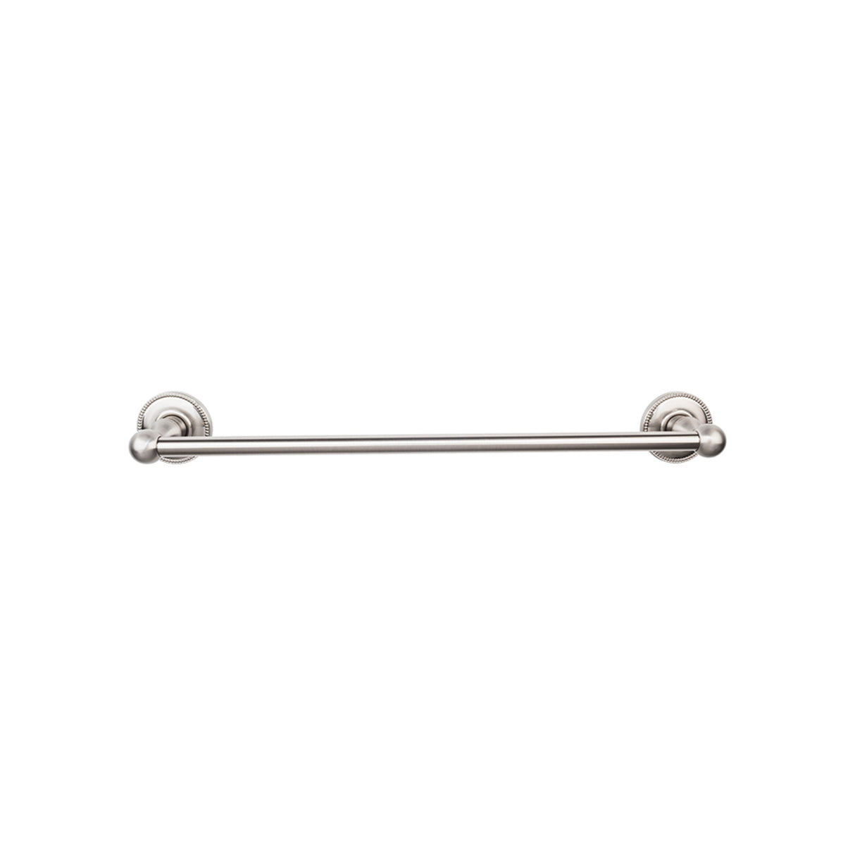 Top Knobs Edwardian Bath Towel Bar 30" Single Beaded Backplate