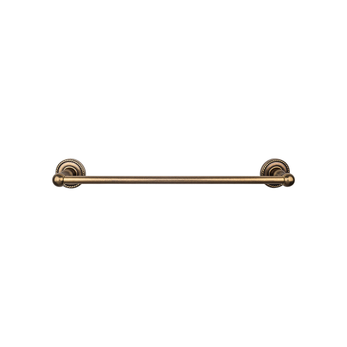 Top Knobs Edwardian Bath Towel Bar 30" Single Rope Backplate