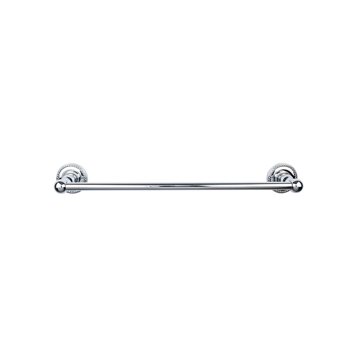 Top Knobs Edwardian Bath Towel Bar 30" Single Rope Backplate