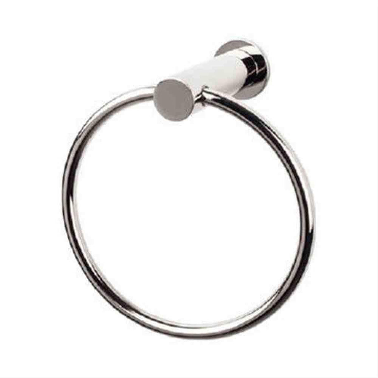 Top Knobs HOP5PN HOP5 Hopewell Towel Ring Polished Nickel