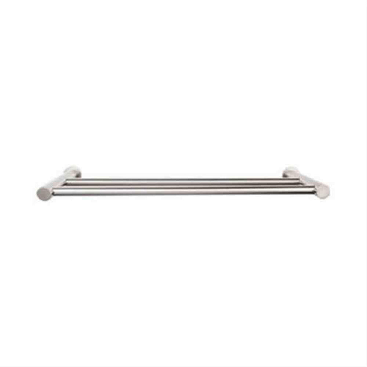 Top Knobs HOP9BSN HOP9 Hopewell Bath Towel Bar 24" Double Brushed Satin Nickel