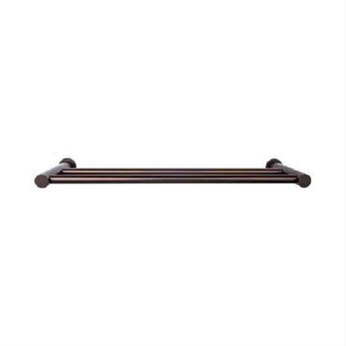 Top Knobs HOP9ORB HOP9 Hopewell Bath Towel Bar 24" Double Oil Rubbed Bronze