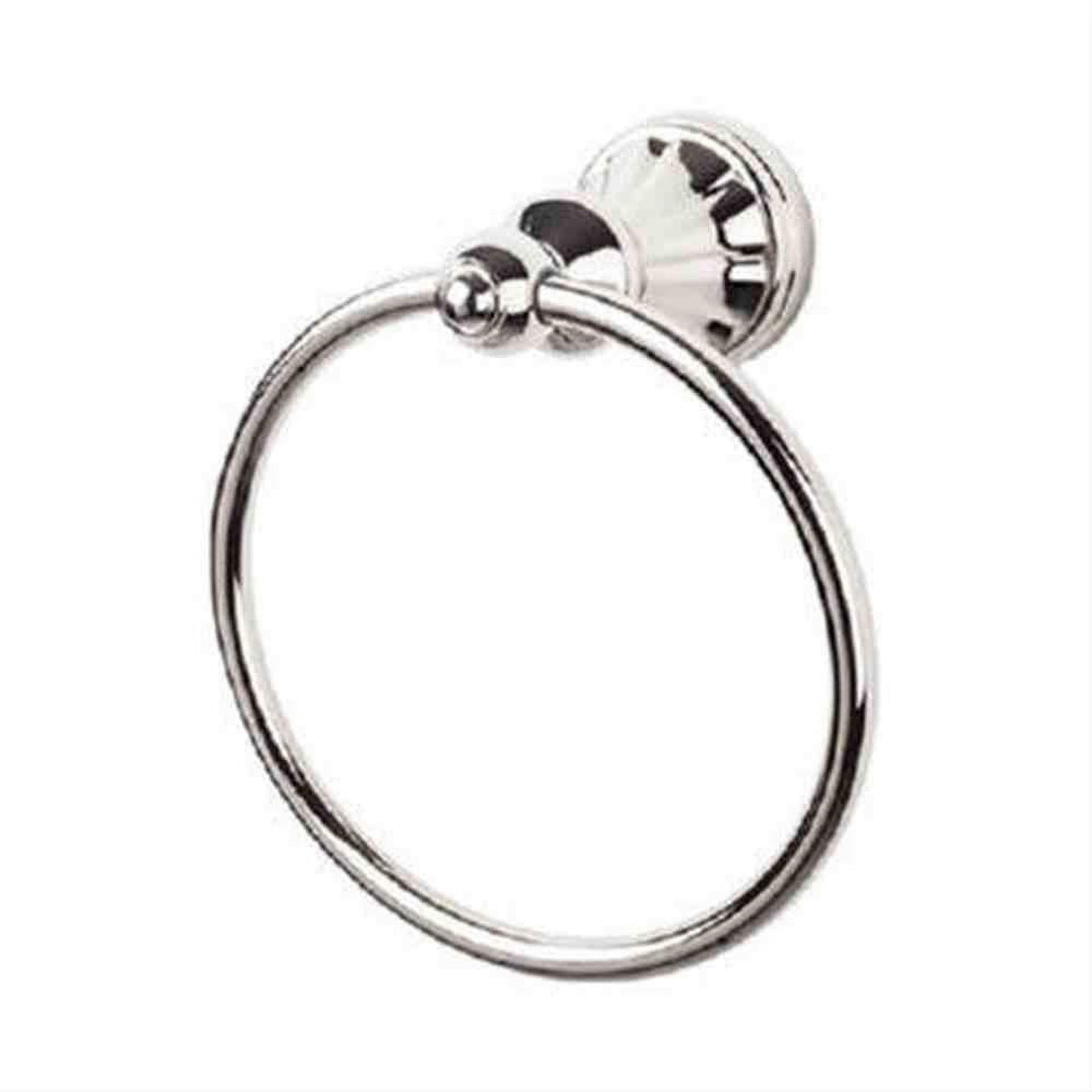 Top Knobs HUD5PN Hudson Towel Ring Polished Nickel