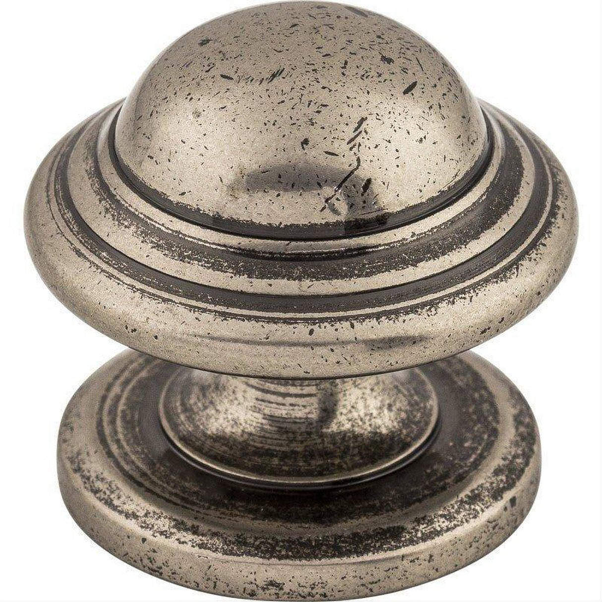 Top Knobs M10 Empress 1 3/8" Diameter Mushroom Cabinet Knob Pewter Antique