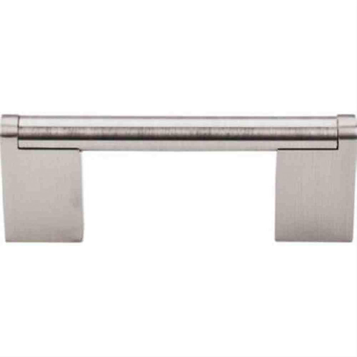 Top Knobs M1040 Princetonian Bar Cabinet Pull 3" Center to Center Brushed Satin Nickel