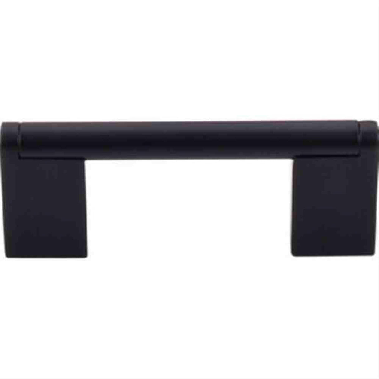Top Knobs M1054 Princetonian Bar Cabinet Pull 3" Center to Center Flat Black