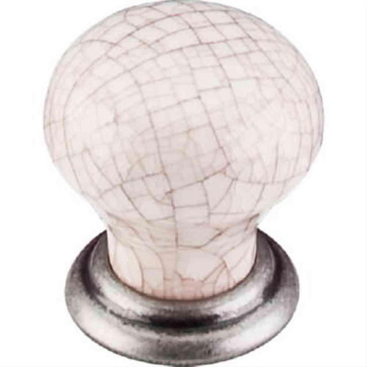Top Knobs M110 Ceramic Small Cabinet Knob 1-1/8" Pewter Antique