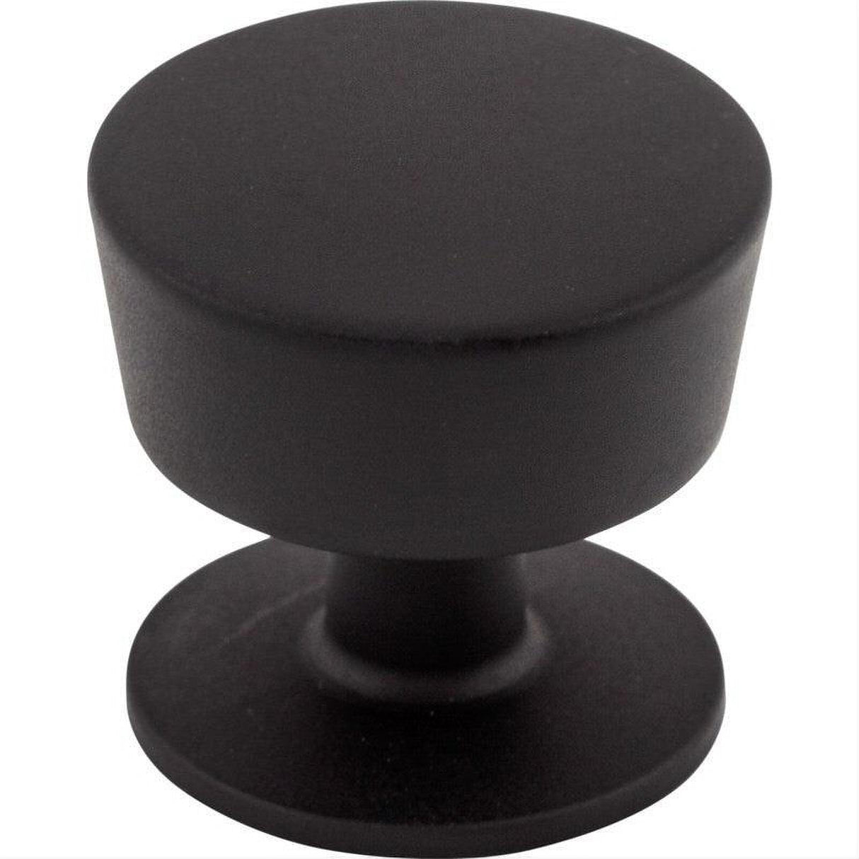 Top Knobs M1123 M1 Essex 1 3/16" Diameter Mushroom Cabinet Knob Flat Black