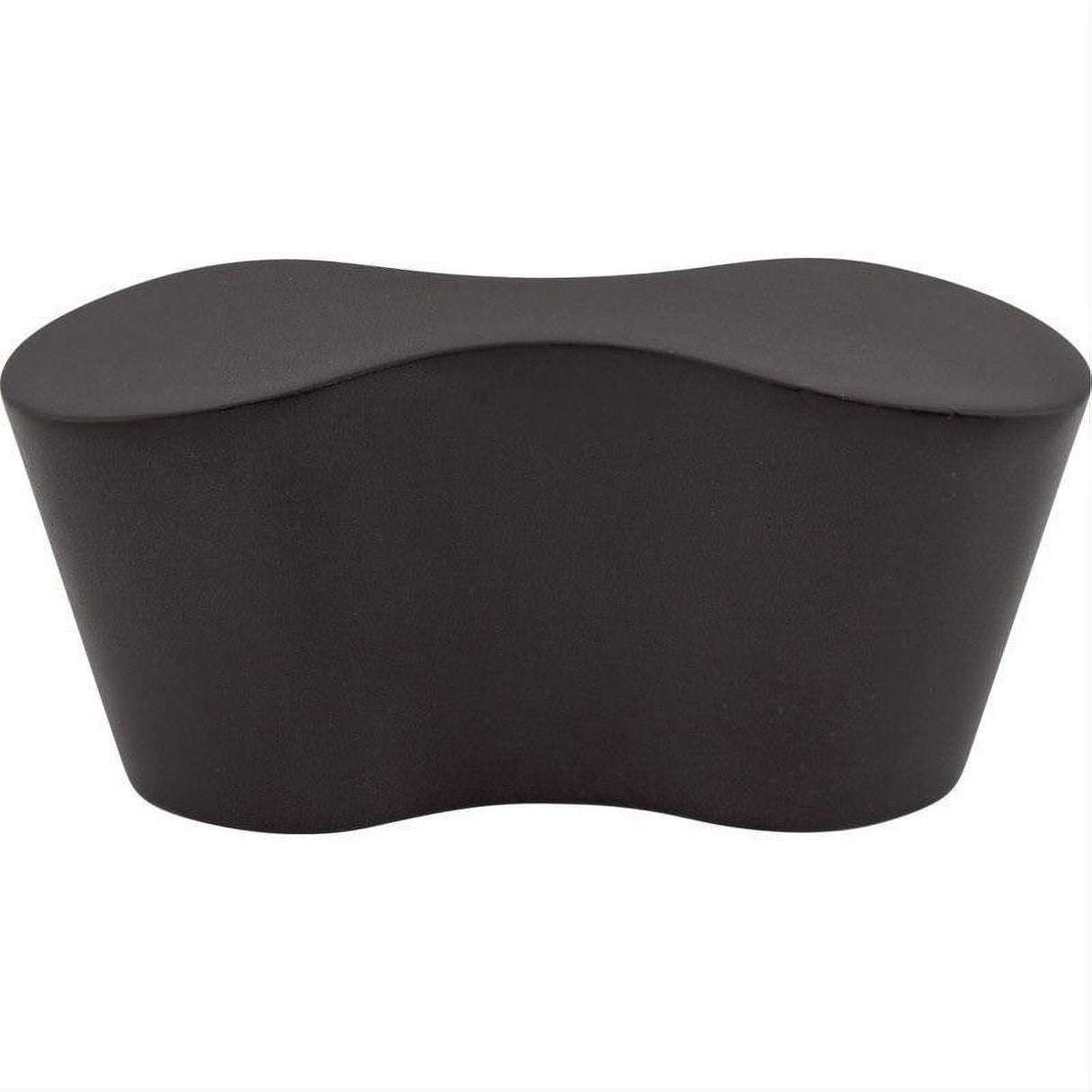Top Knobs M1126 Infinity 1 1/4" Center to Center Length Oval Cabinet Knob Flat Black