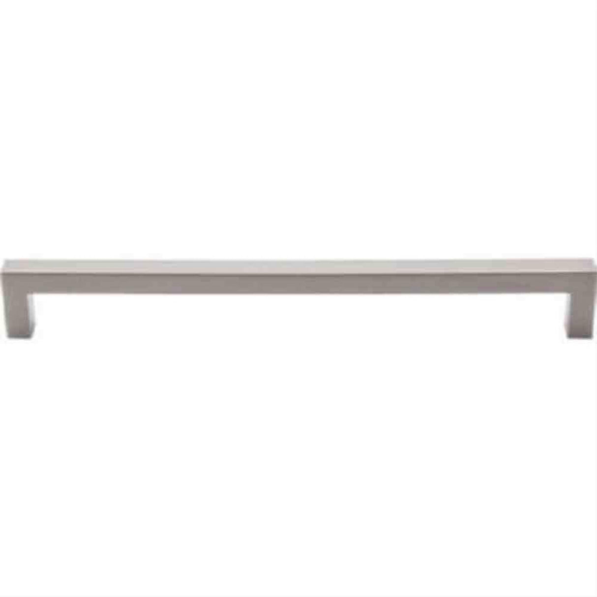 Top Knobs M1152 Square Bar Cabinet Pull 8-13/16" Center to Center Brushed Satin Nickel