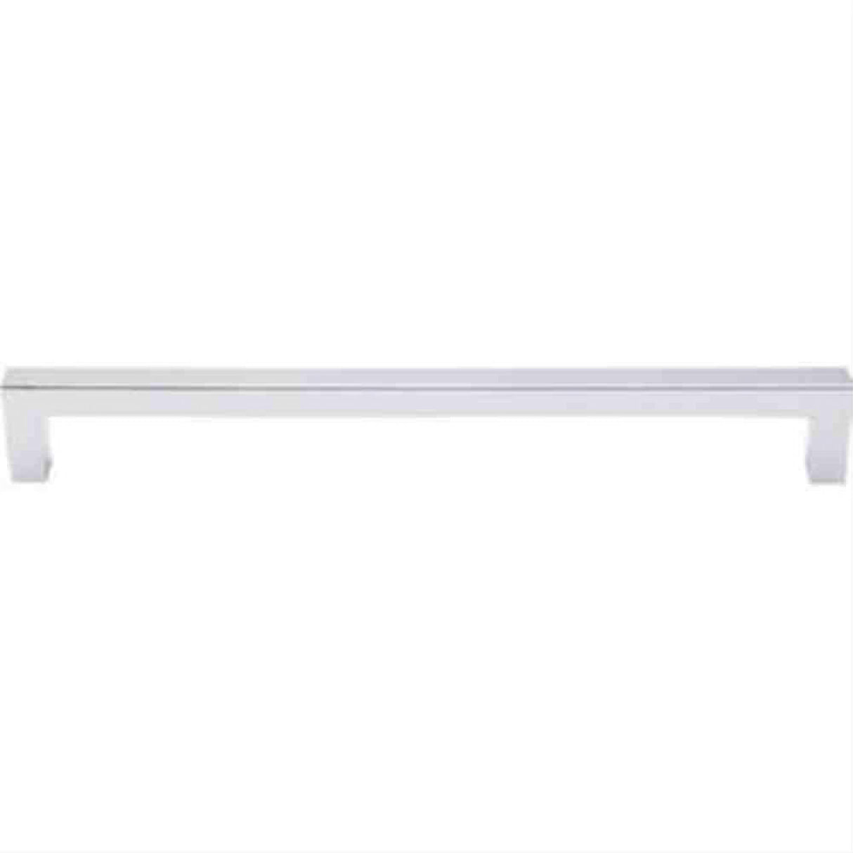 Top Knobs M1154 Square Bar Cabinet Pull 8-13/16" Center to Center Polished Chrome