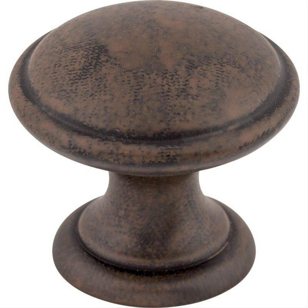Top Knobs M1225 Emboss 1 1/4" Diameter Mushroom Cabinet Knob Patina Rouge