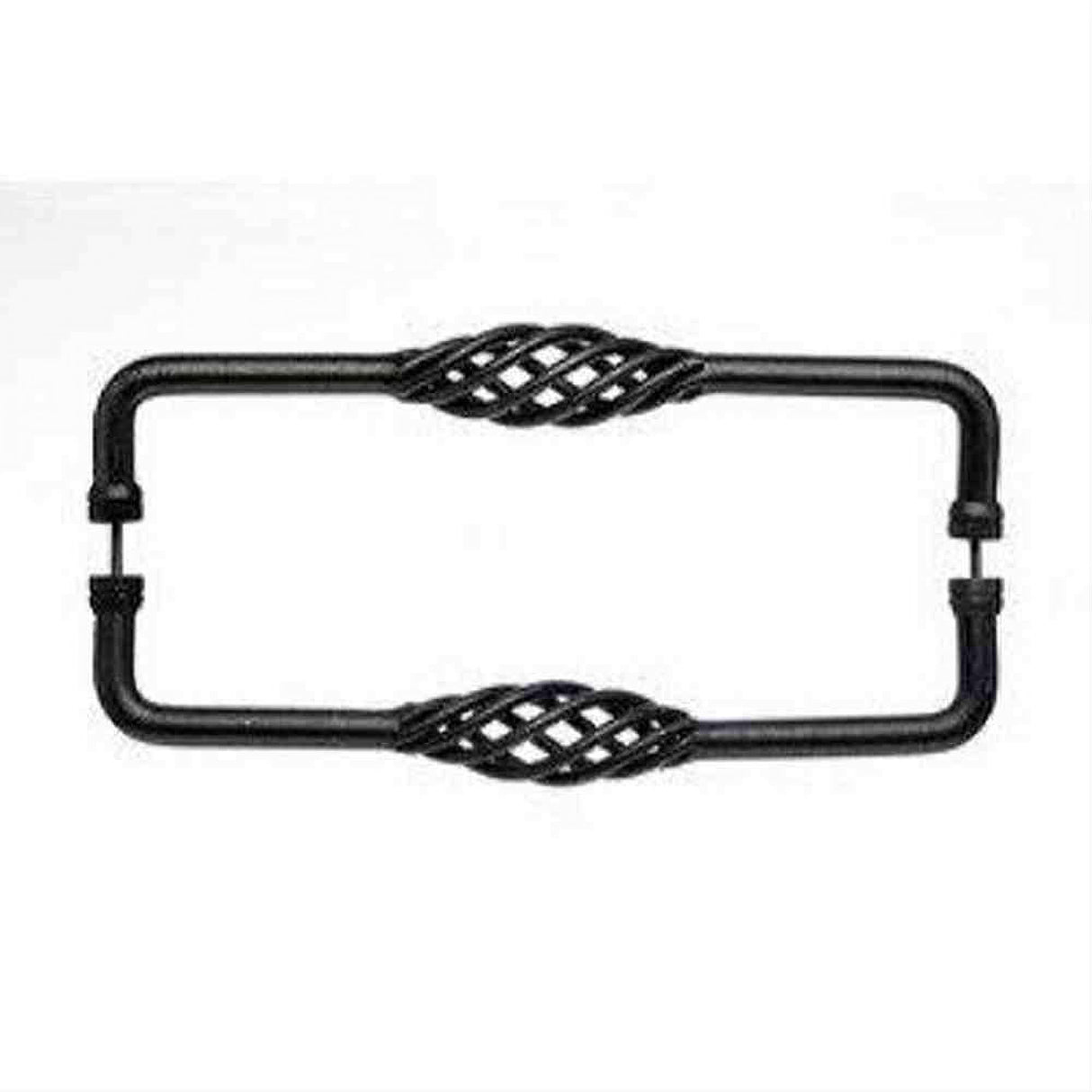 Top Knobs M1242-18 PAIR M124-18 Pair Birdcage Door Pull Back to Back 18" Center to Center Pewter