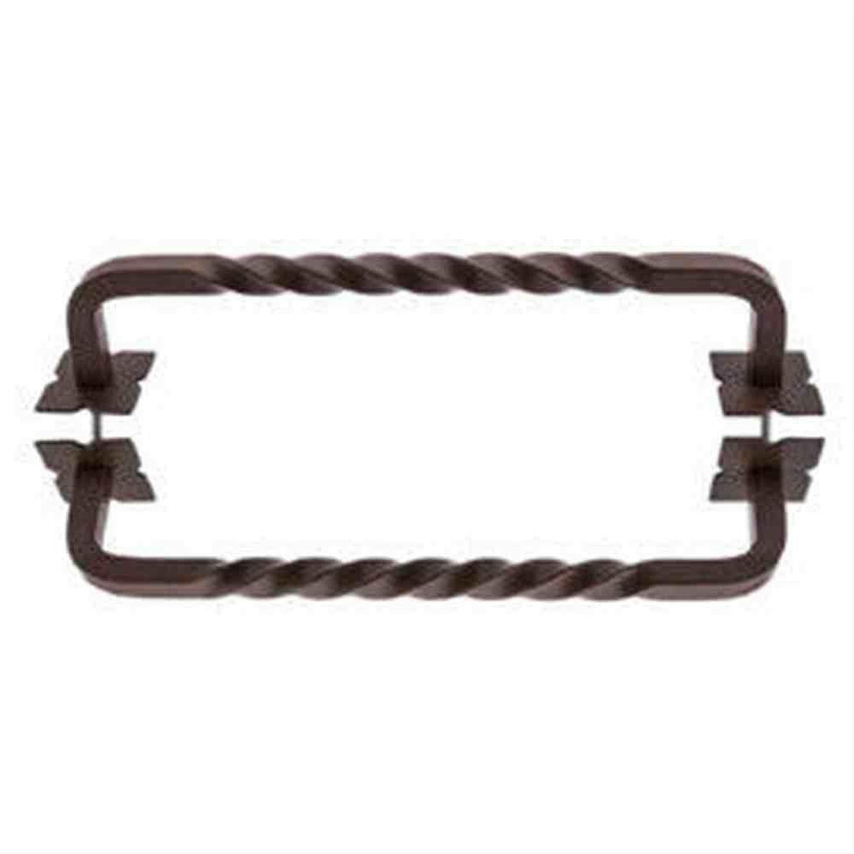 Top Knobs M1245-12 Twist Cabinet Pull / Appliance Pull 12" Center to Center Patina Rouge