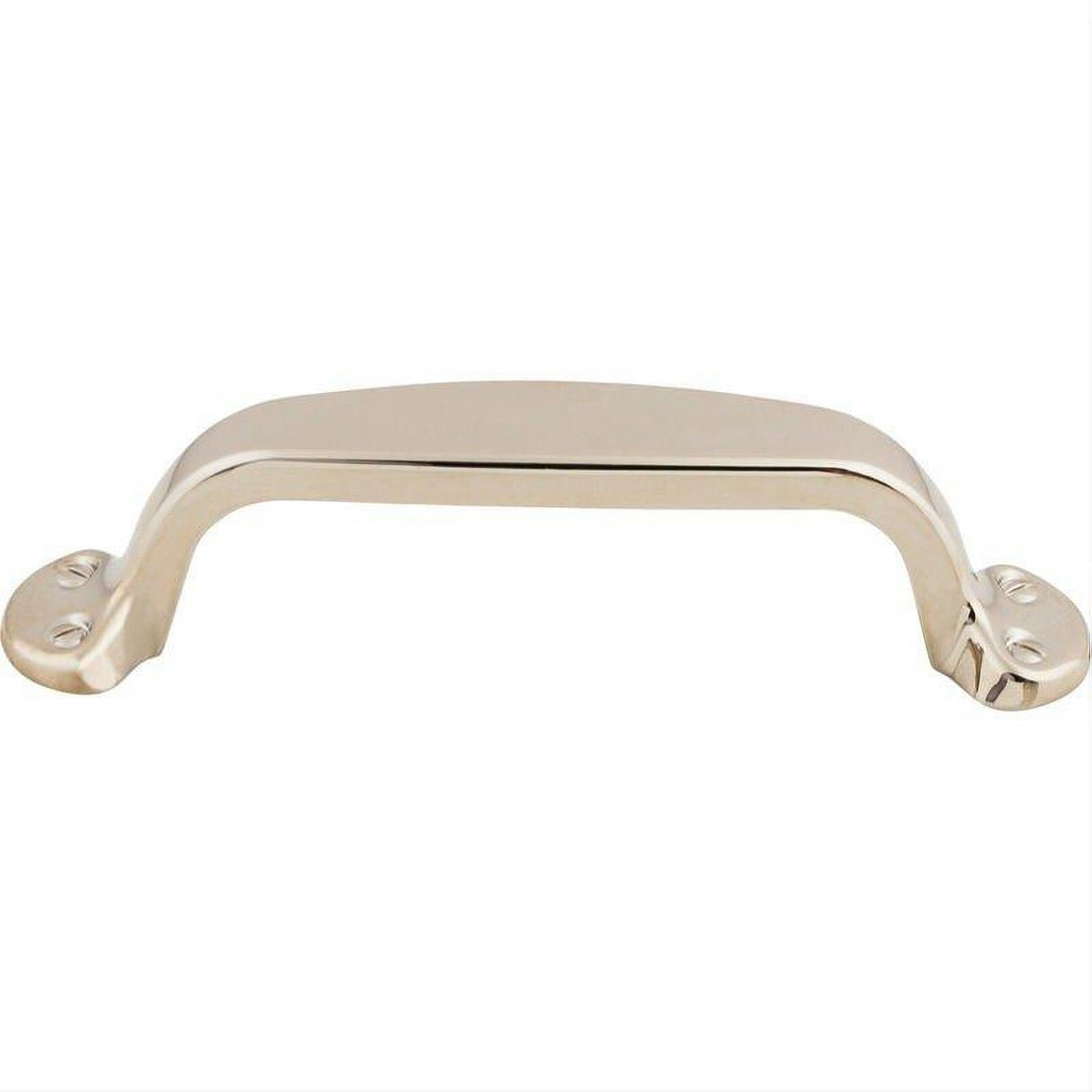 Top Knobs M1261 Trunk 3 3/4" Center to Center Cabinet Pull Polished Nickel