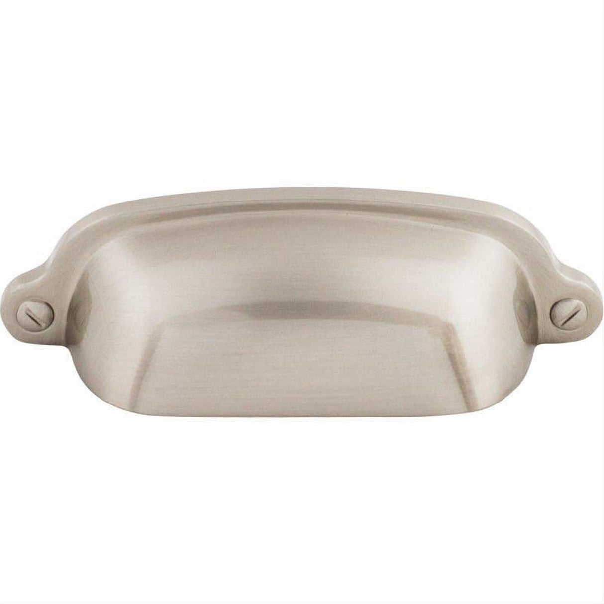 Top Knobs M1300 Charlotte 2 9/16" Center to Center Cup Pull Brushed Satin Nickel