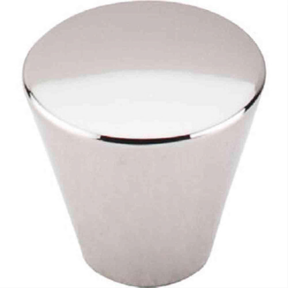 Top Knobs M1322 Cone Cabinet Knob 1-1/16" Polished Nickel