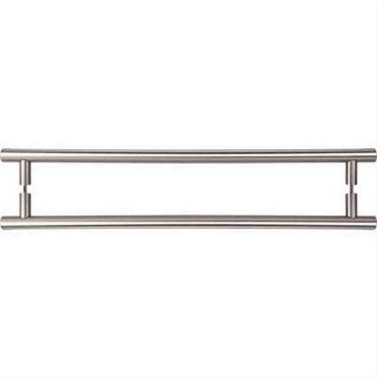 Top Knobs M1331-18 PAIR Hopewell Door Pull Back to Back 18" Center to Center Brushed Satin Nickel