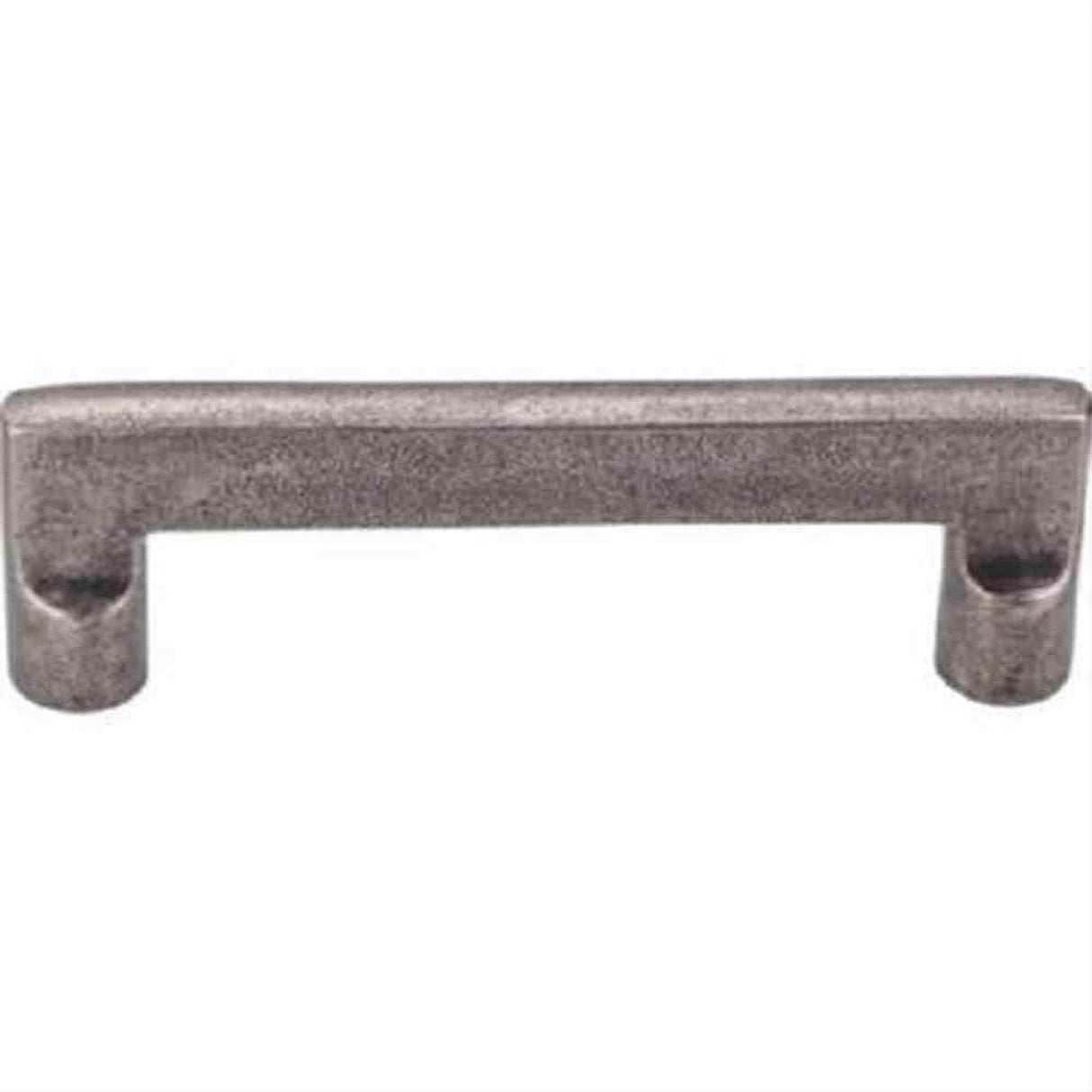 Top Knobs M1360 M1361 Aspen Flat Sided Cabinet Pull 4" Center to Center Silicon Bronze Light
