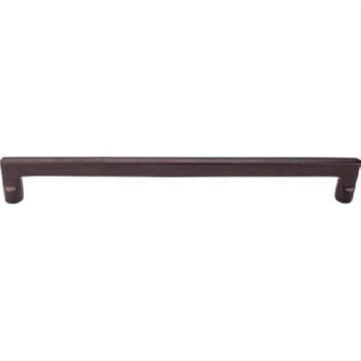 Top Knobs M1378 Aspen Flat Sided Cabinet Pull 12" Center to Center Mahogany Bronze
