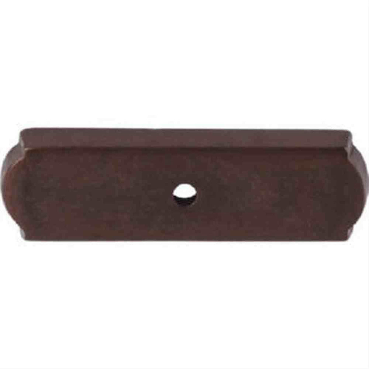 Top Knobs M1433 Aspen Rectangle Backplate 2-1/2" Mahogany Bronze