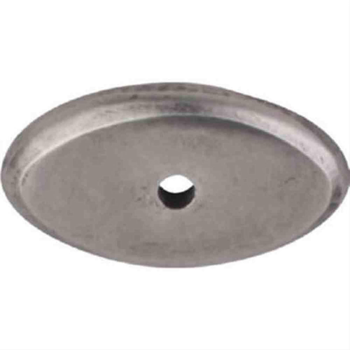 Top Knobs M1435 Aspen Oval Backplate 1-1/2" Silicon Bronze Light