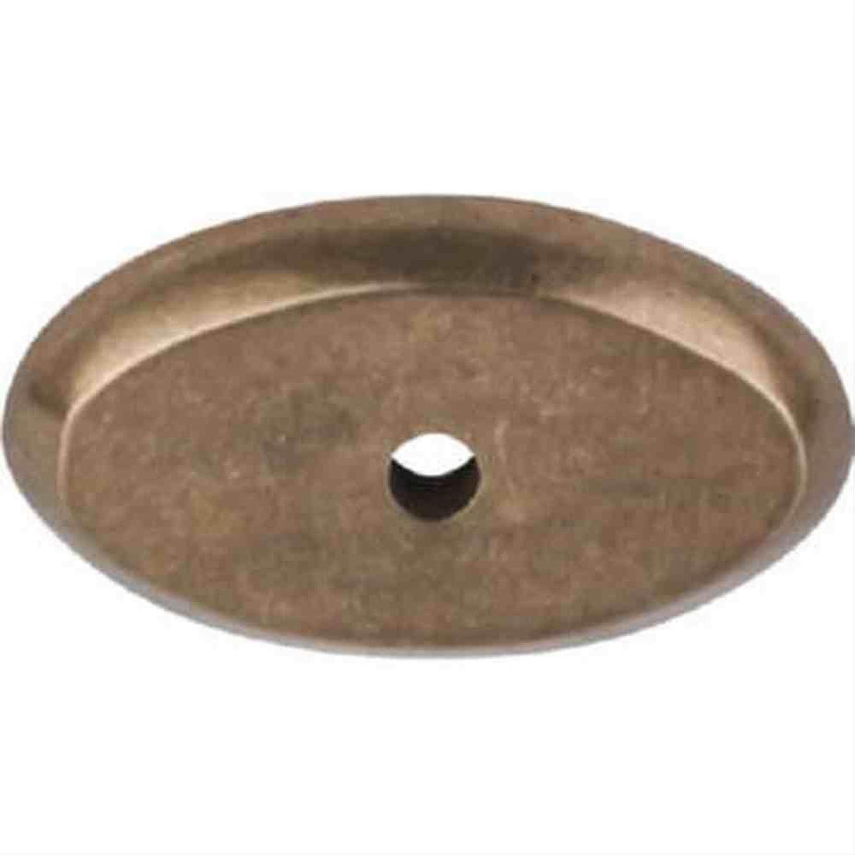 Top Knobs M1436 Aspen Oval Backplate 1-1/2" Light Bronze