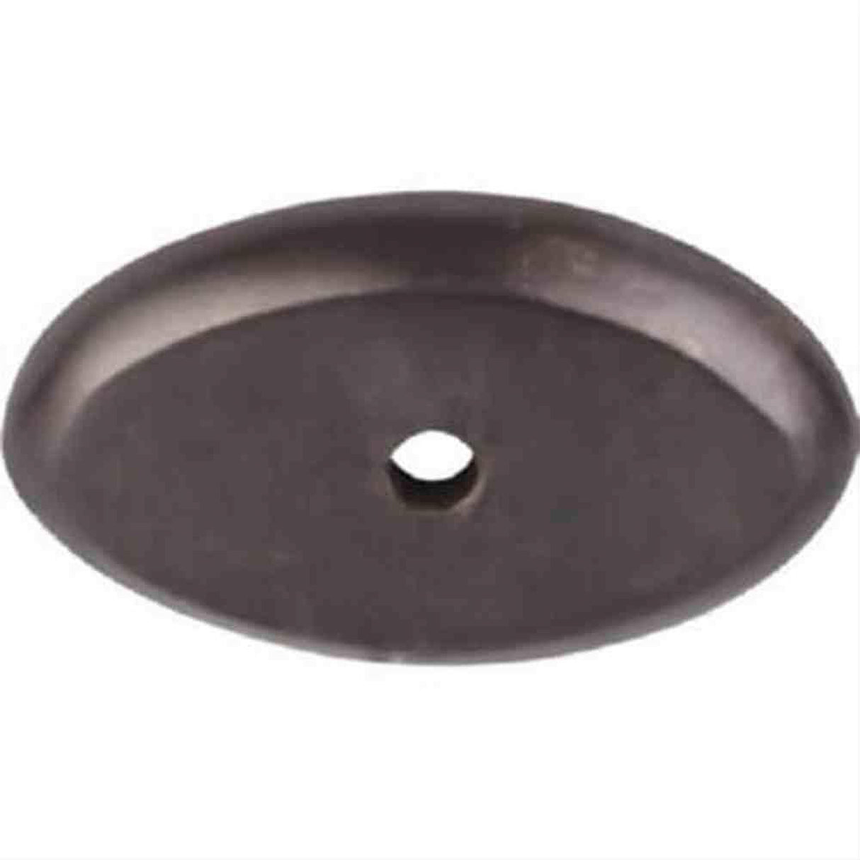 Top Knobs M1437 Aspen Oval Backplate 1-1/2" Medium Bronze