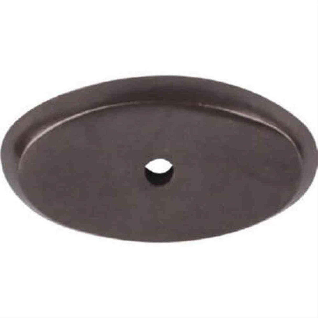 Top Knobs M1442 Aspen Oval Backplate 1-3/4" Medium Bronze