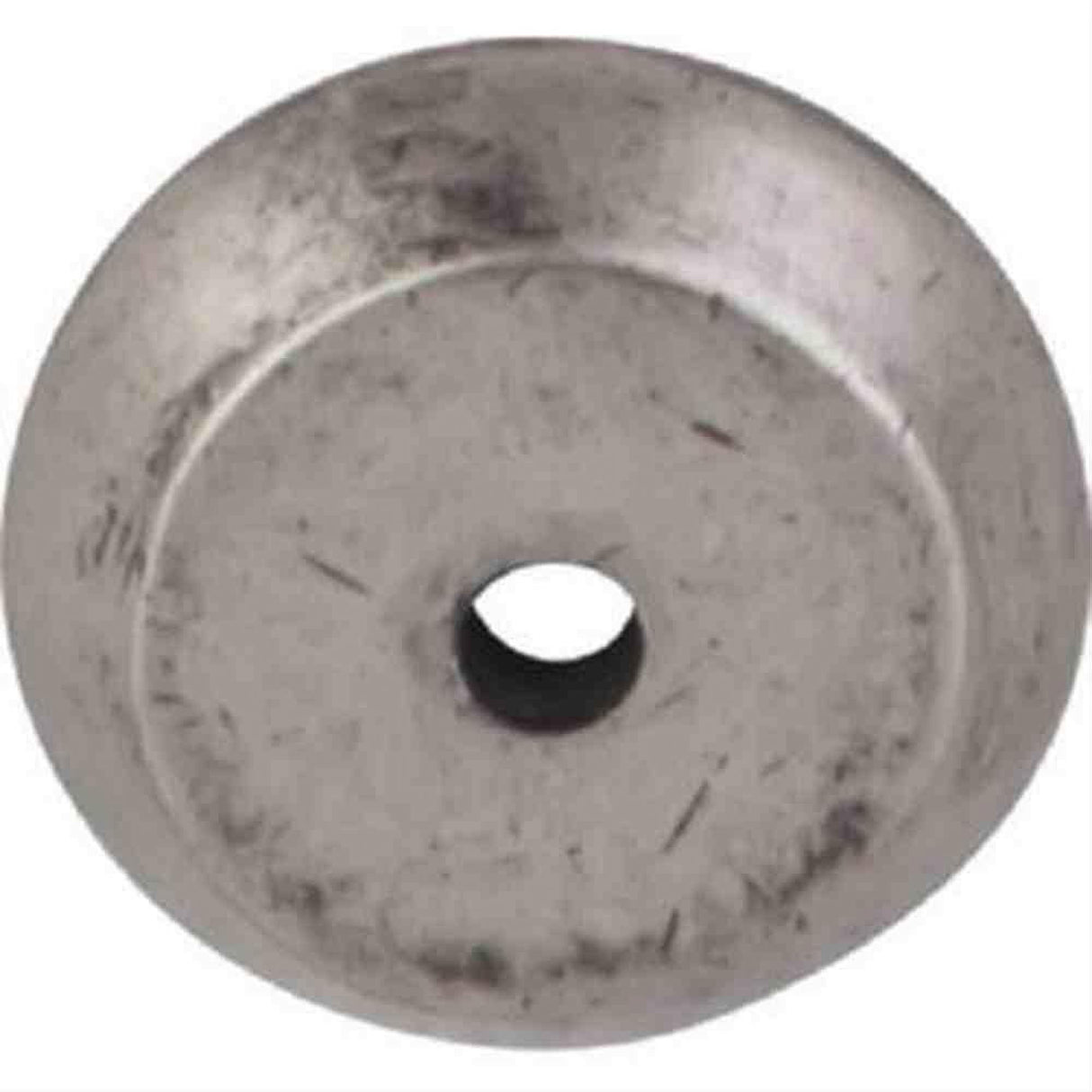 Top Knobs M1455 Aspen Round Backplate 7/8" Silicon Bronze Light