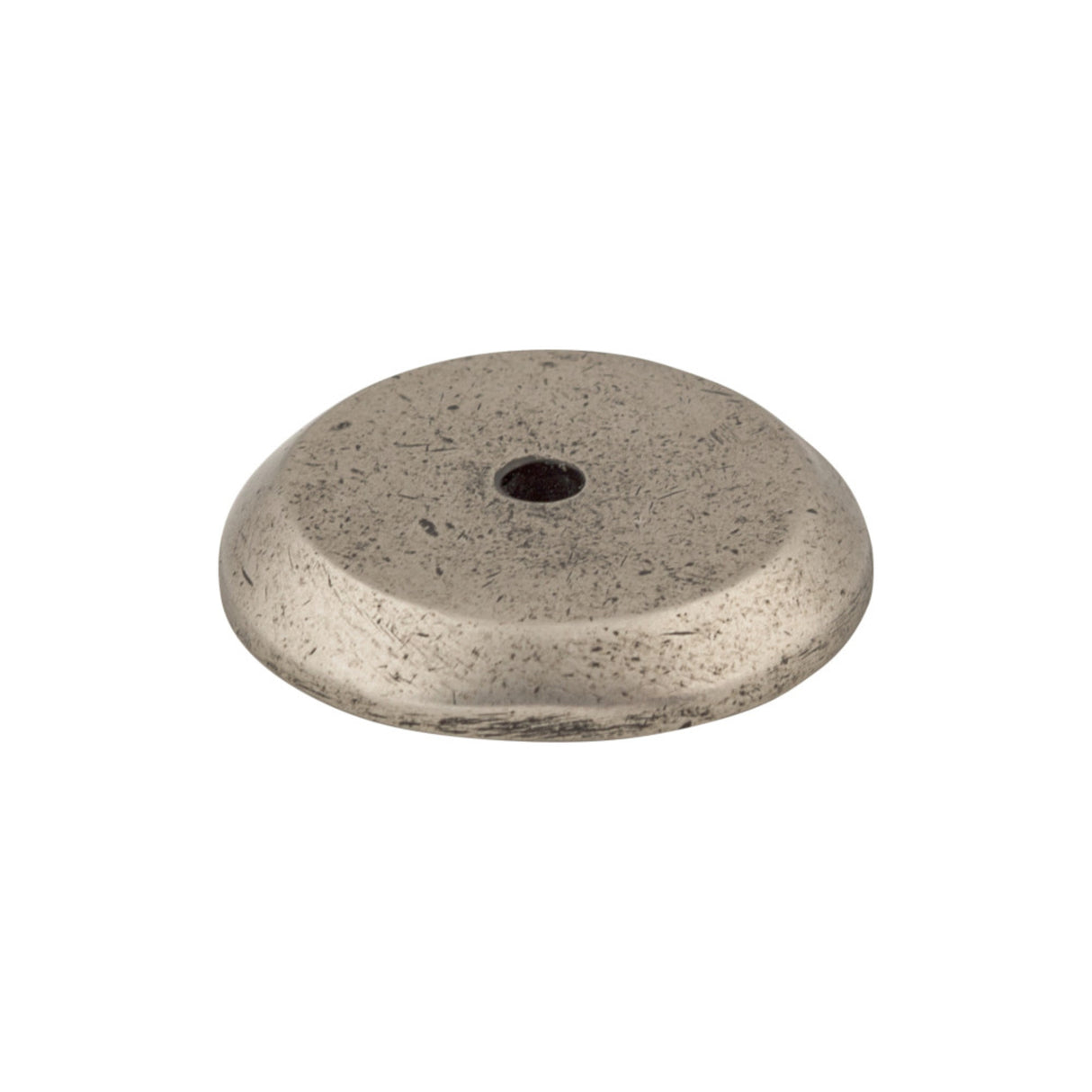 Top Knobs M1460 Aspen Round Knob Backplate Silicon Bronze Light