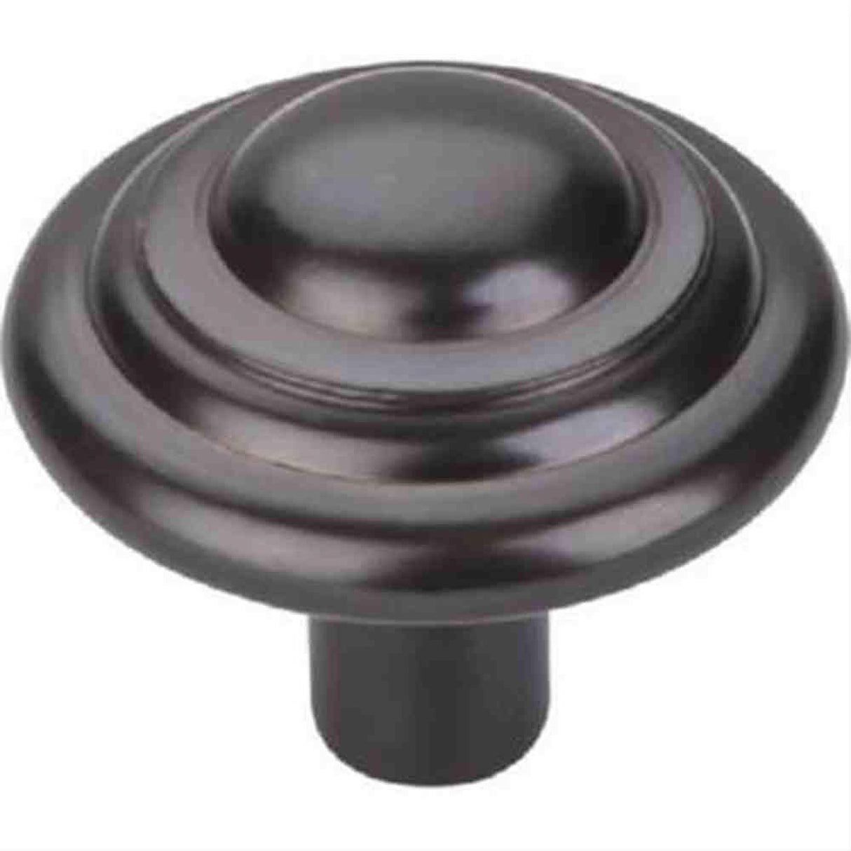 Top Knobs M1477 Aspen Button Cabinet Knob 1-3/4" Medium Bronze