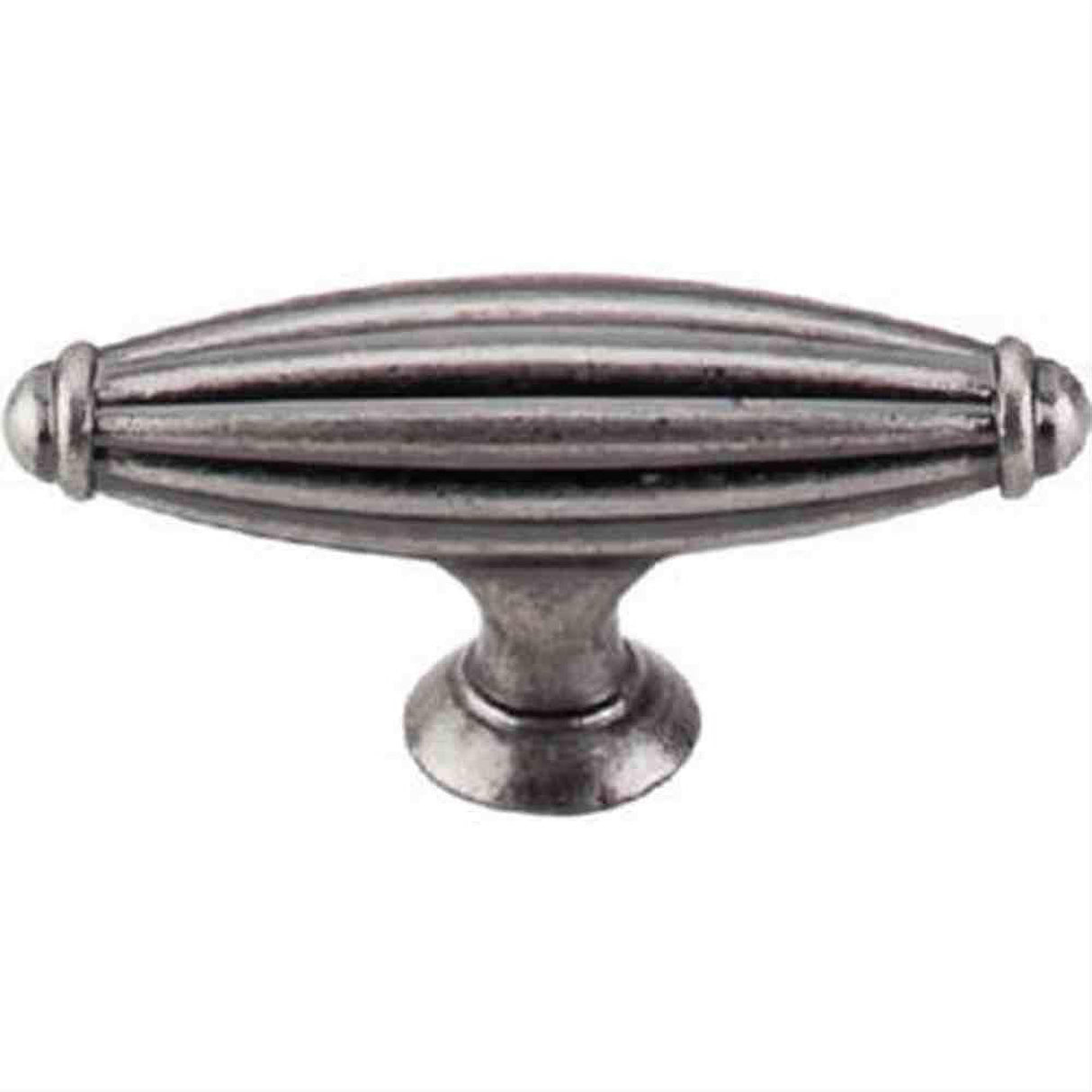 Top Knobs M148 Tuscany Small T-Handle 2-5/8" Pewter Antique