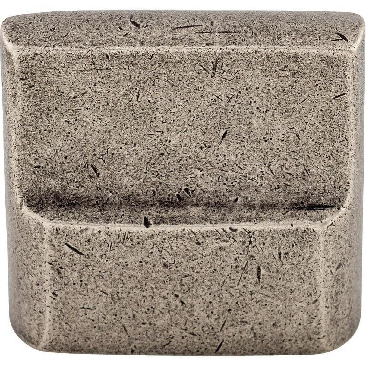 Top Knobs M1500 M150 Aspen Flat Sided 7/8" Center to Center Length Rectangle Knob Silicon Bronze Light