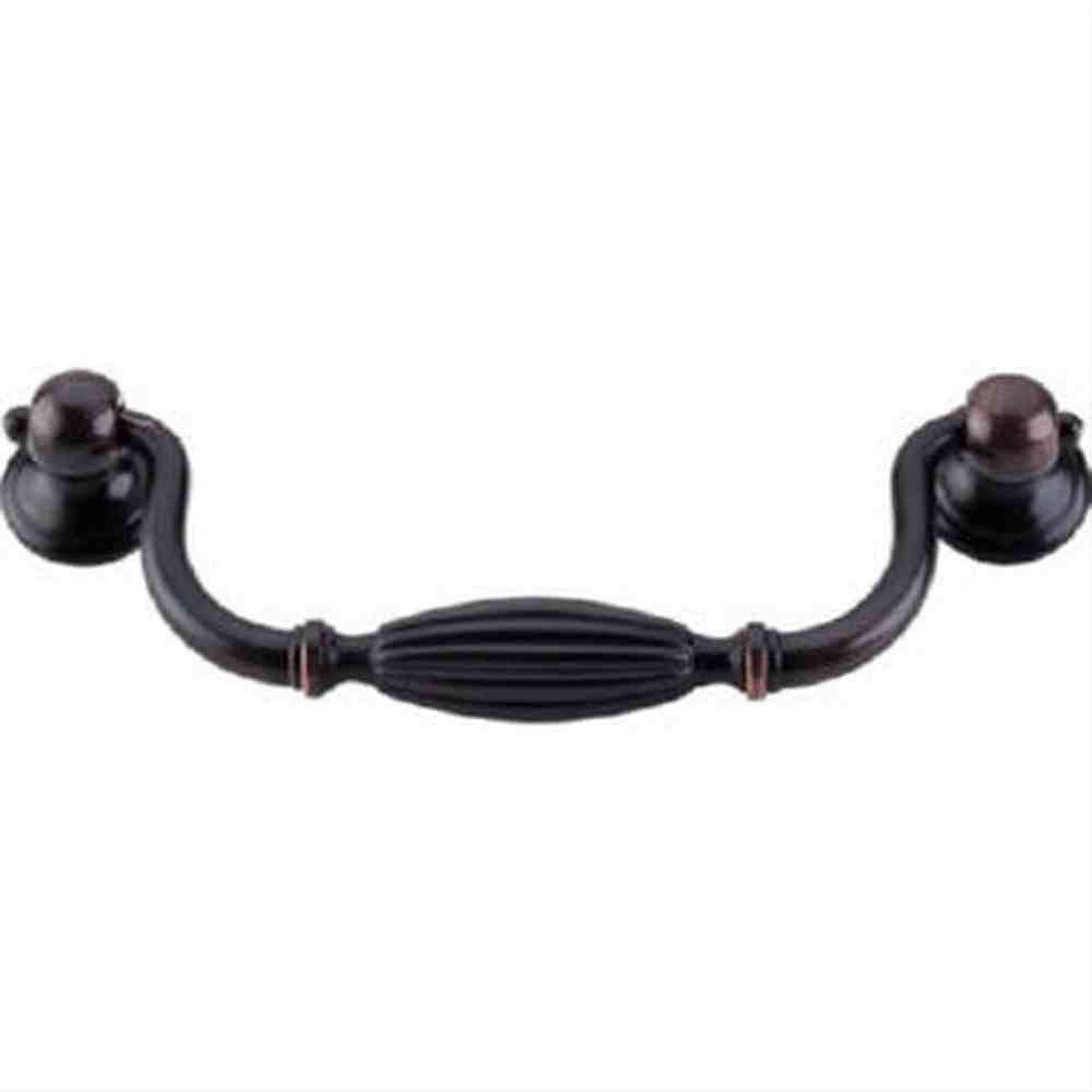 Top Knobs M1627 Tuscany Small Drop Cabinet Pull 5-1/16" Center to Center Tuscan Bronze