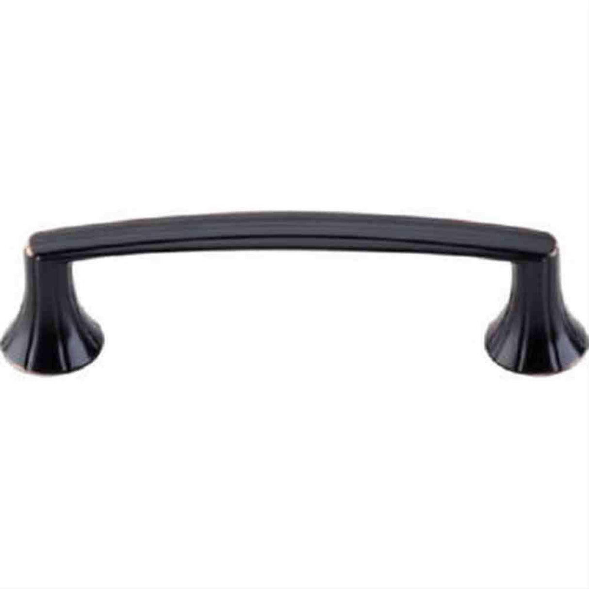 Top Knobs M1637 Rue Cabinet Pull 3-3/4" Center to Center Tuscan Bronze