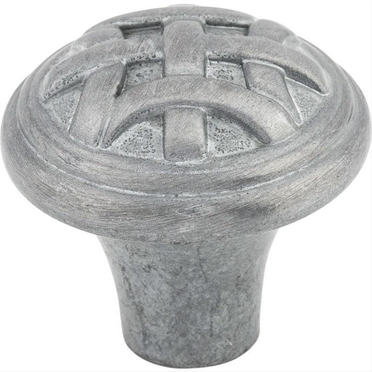 Top Knobs M167 Celtic 1" Diameter Mushroom Cabinet Knob Pewter Light