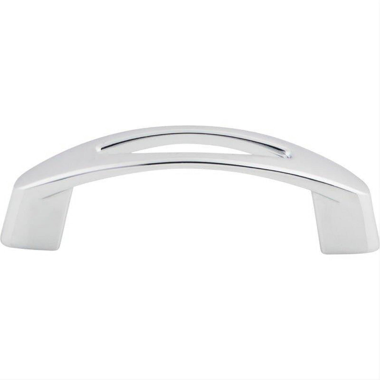 Top Knobs M1771 M17 Verona 3" Center to Center Arched Cabinet Pull Polished Chrome