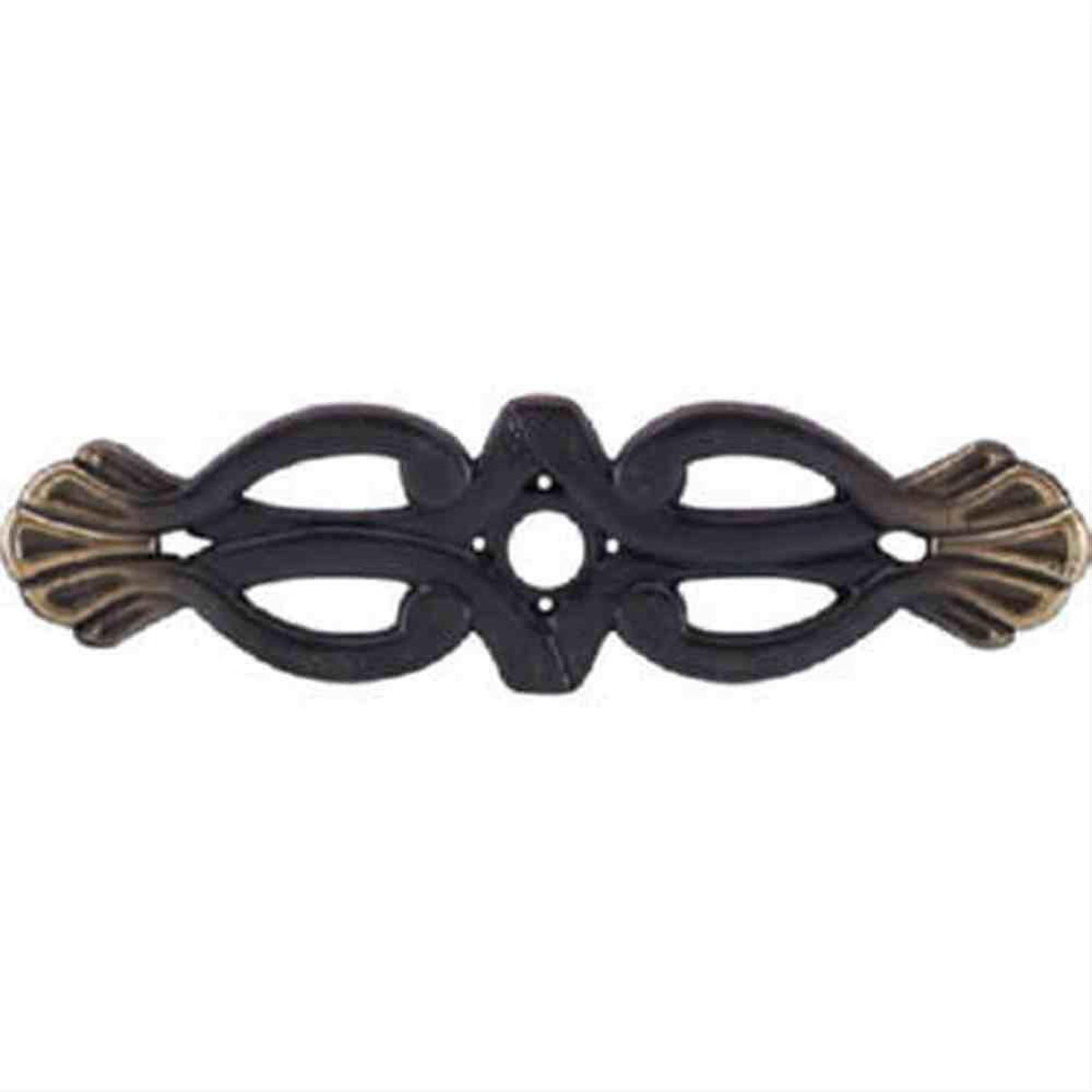 Top Knobs M181 Newton Backplate 3-3/16" Dark Antique Brass