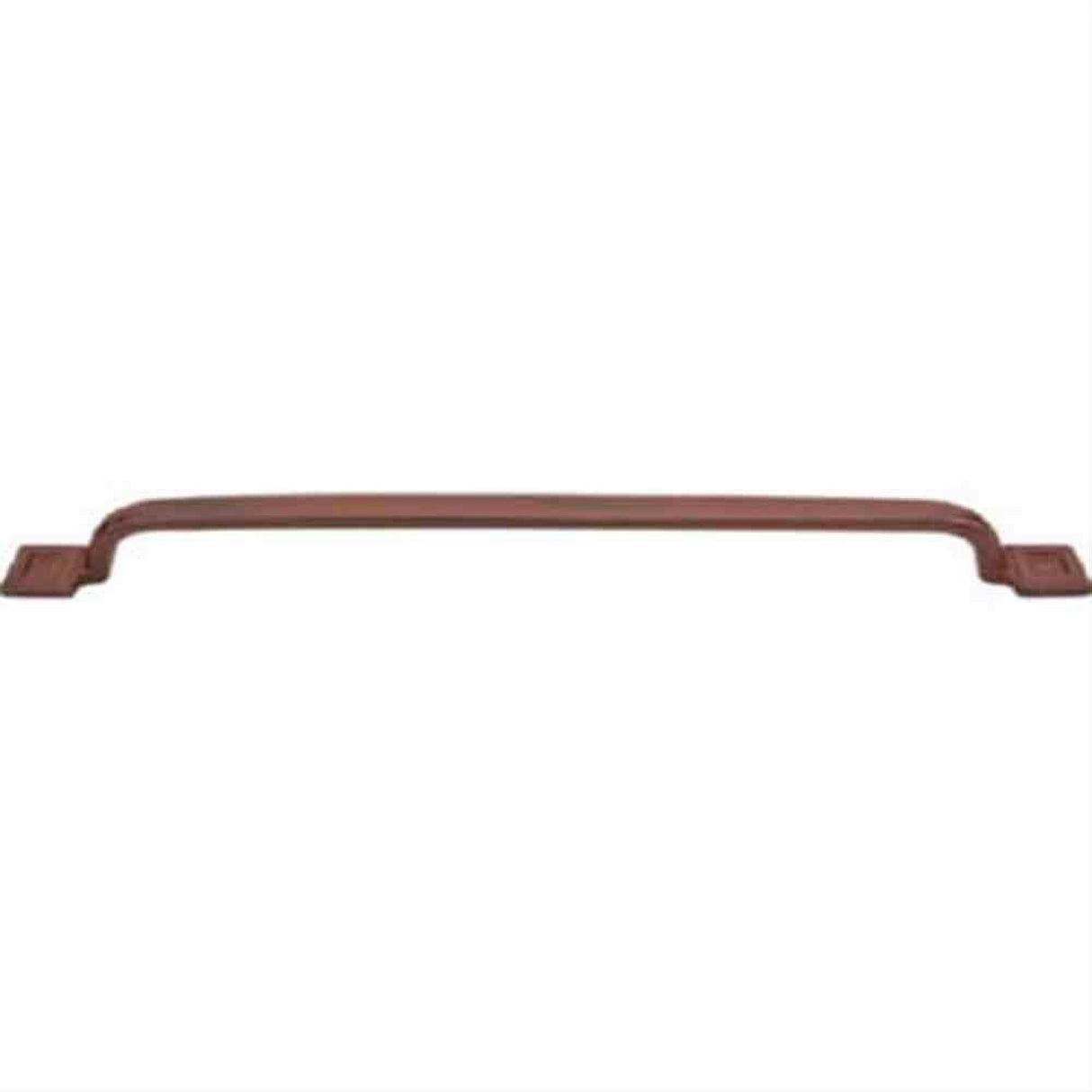 Top Knobs M1829 Square"Set Cabinet Pull 12" Center to Center True Rust