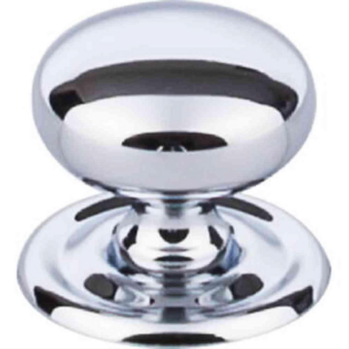 Top Knobs M1890 Victoria Knob 1-1/4" w/Backplate Polished Chrome
