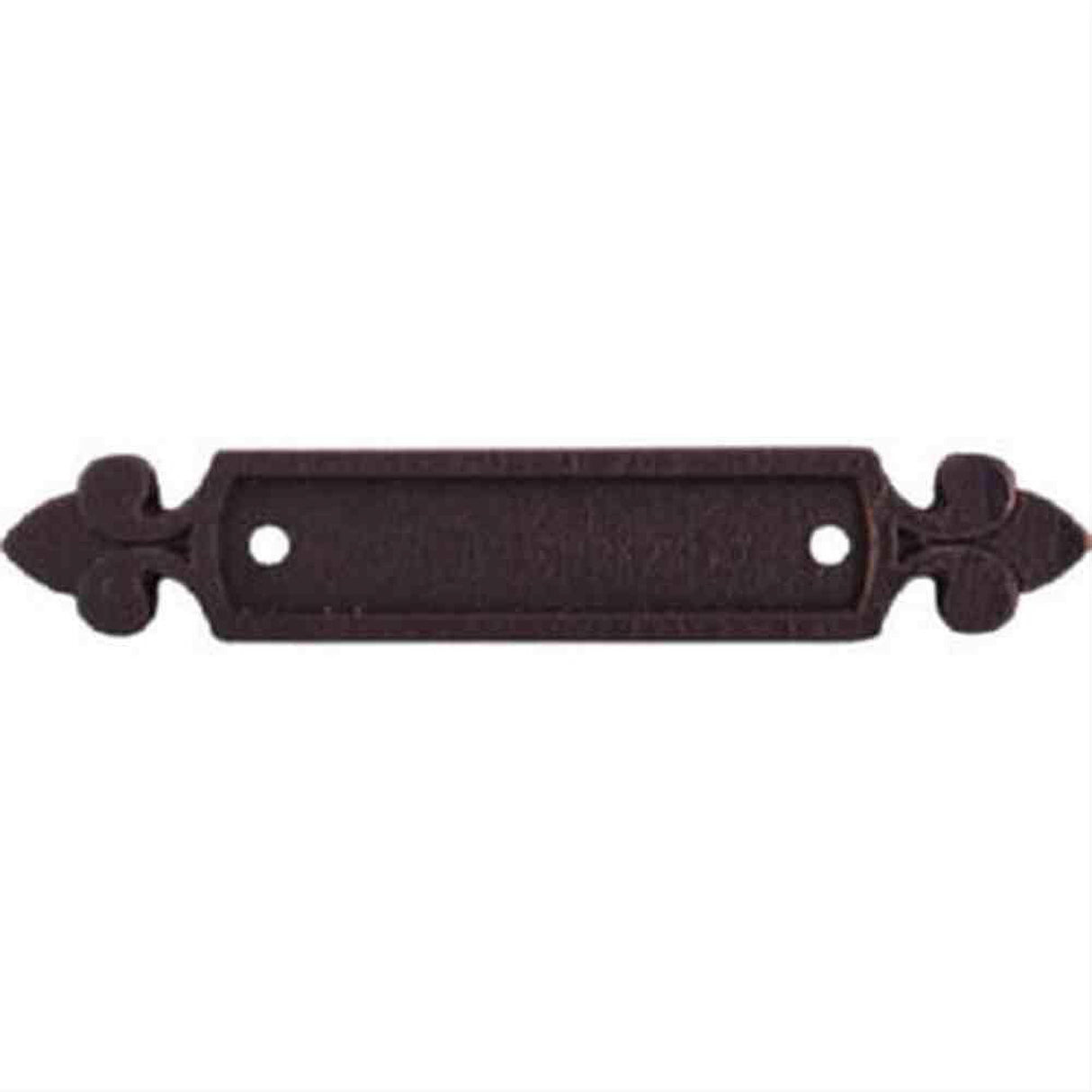 Top Knobs M194 Dover Backplate 2-1/2" Rust