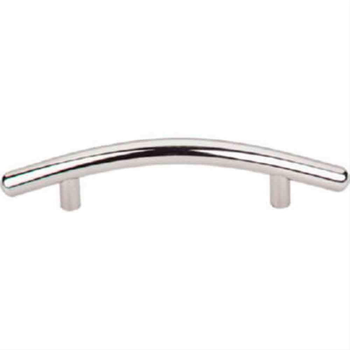 Top Knobs M1951 Curved Bar Cabinet Pull 3-3/4" Center to Center Polished Nickel